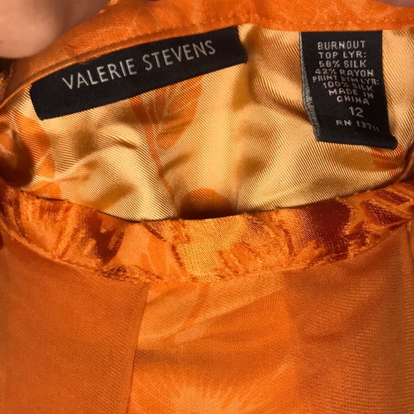 Orange Floral Skirt NWT - Picture 6 of 7